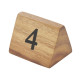 Numéros de table en bois 1 à 10 - Olympia
