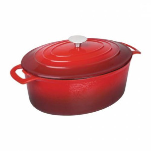 Grande cocotte ovale Rouge...
