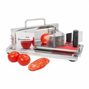 Coupe-tomate professionnel en inox - 4 mm