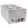 Bain marie avec vidange - avec 6 x GN 1/6