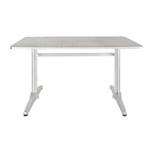 Table rectangulaire à deux pieds Bolero 600mm 