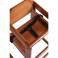Chaise haute en bois Bolero finition bois foncé 