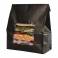 Sacs sandwich kraft recyclables noirs avec fenêtre Colpac (lot de 250)