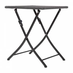 Table industrielle rectangulaire acier et acacia Bolero 180 cm