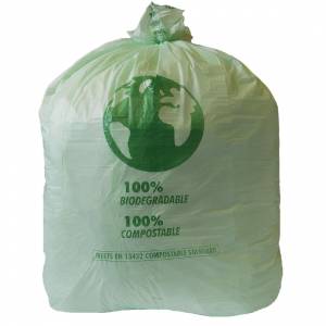 Sacs poubelle compostables Vegware Biobag 80L (lot de 240)