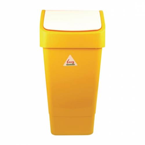 POUBELLE EN PP D.406X341X668MM AVEC COUVERCLE - CAP.50L - Labo