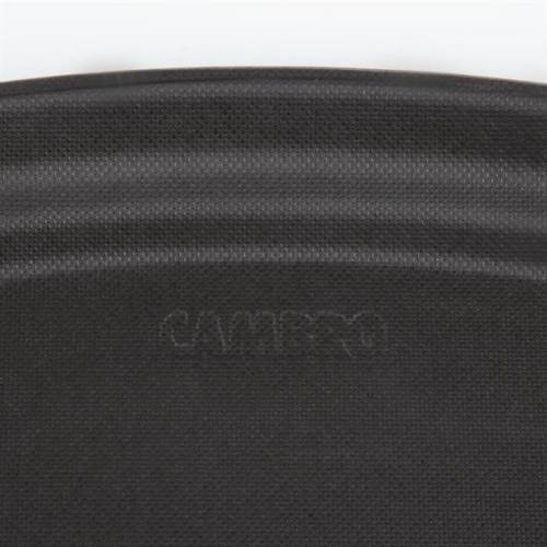 Plateau de service ovale fibre de verre antidérapant Camtread Cambro noir  60 cm - DM783 - Nisbets