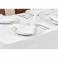 Serviettes blanches en polyester Mitre Essentials
