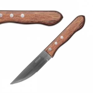 Couteaux à viande Olympia manche en bois