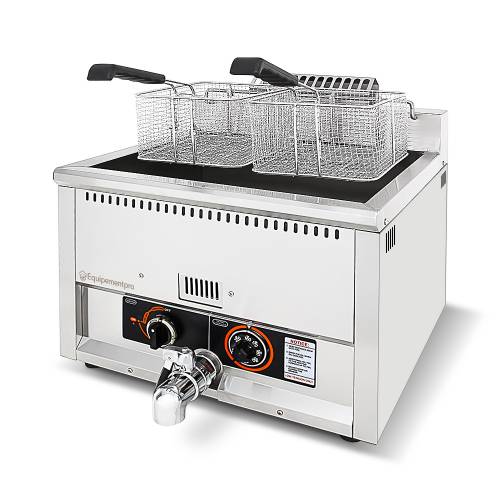 Friteuse gaz professionnelle - 17L - 18Kw Friteuse gaz professionnelle - 17L - 18Kw
