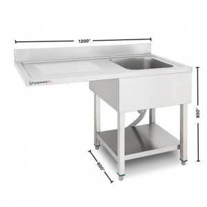 Plonge inox - 120 x 60 cm