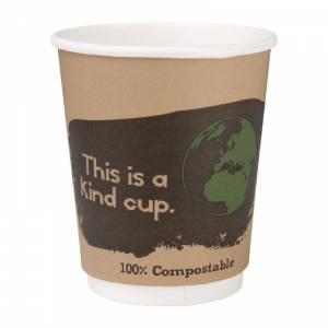 Couvercles PET transparents pour pots en bagasse Fiesta Recyclable (lot de 1000)
