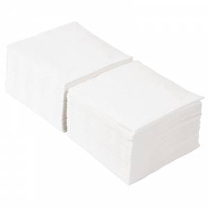 Serviettes de table en papier bordeaux Fasana 330mm