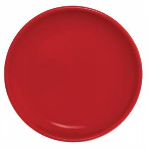 Assiette plate rouge Olympia Café 205mm