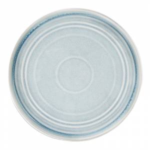 Assiette plate bleu cristallin Olympia Cavolo 270mm (lot de 4)
