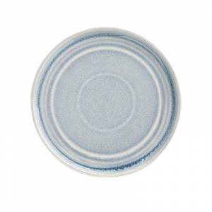 Assiette plate bleu cristallin Olympia Cavolo 18 cm