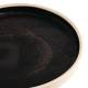 Assiettes plates 180 mm bord droit noir mat Olympia Canvas 