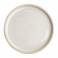Assiettes plates 25 cm bord droit blanc Murano Olympia Canvas