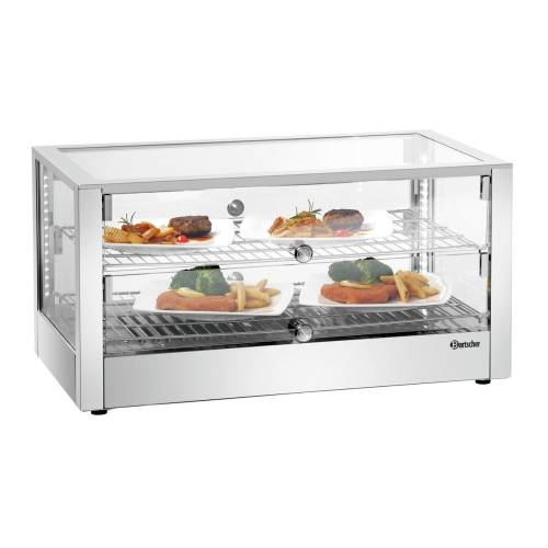 Vitrine chauffante professionnelle - 80 Litres - Bartscher