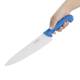 Couteau de cuisinier 255mm - bleu - Hygiplas
