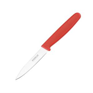 Couteau d office rouge - 75mm - Hygiplas