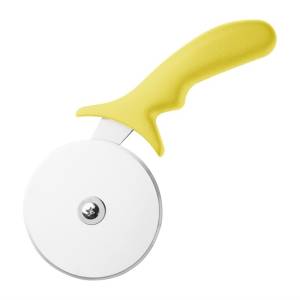 Roulette à pizza jaune 102 mm Hygiplas