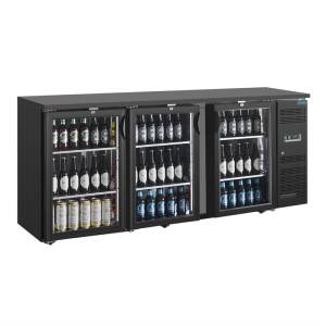 Arrière-bar 3 Portes vitrées - 355 Litres - Polar