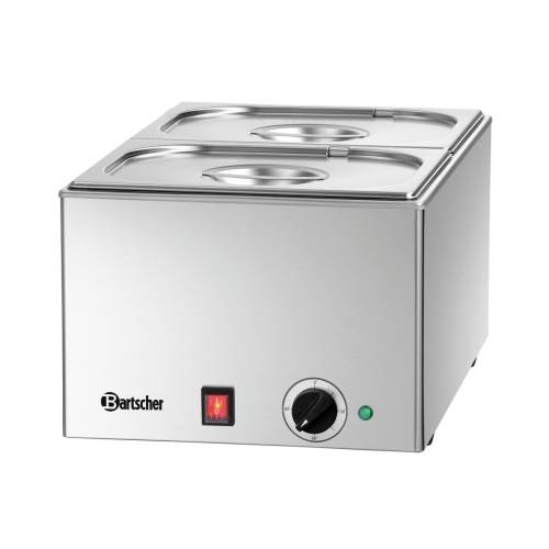 Bain marie Professionnel avec 2 bacs inox- Bartscher Bain marie Professionnel avec 2 bacs inox- Bartscher