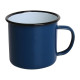 Mug en Acier Bleu et Noir 350 ml - Lot de 6 - Olympia