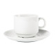 Tasse à Thé Empilable Blanche 200 ml Whiteware - Lot de 12 - Olympia