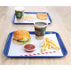 Plateau Fast Food 345 x 265 mm - bleu - Kristallon