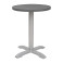 Plateau de table rond en aluminium - Gris foncé - 580mm - Bolero