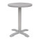 Plateau de table rond en aluminium - Gris clair - 580mm - Bolero