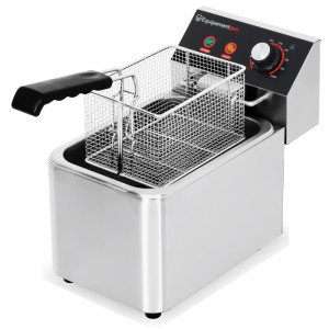 FRITEUSE type professionnel INOX, 2 x 3.5 litres